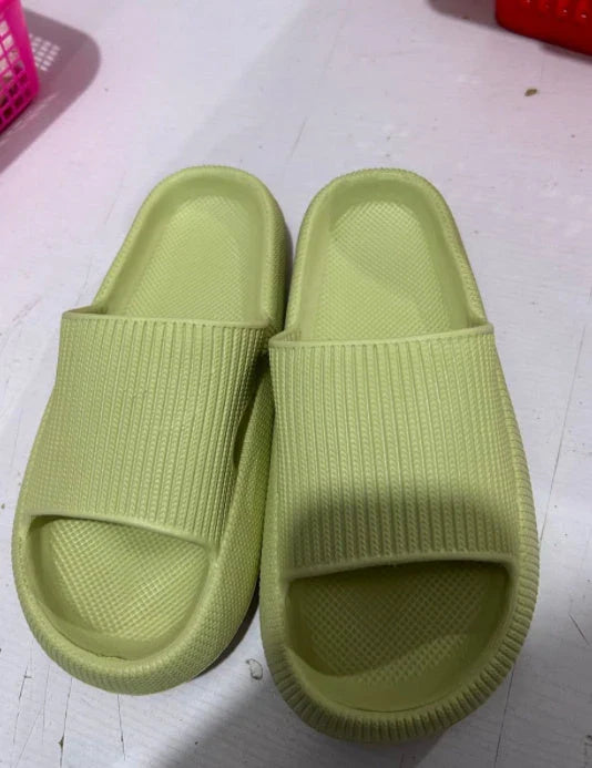 Cozy couple slip-on slippers with plush, breathable upper and durable non-slip sole for comfortable indoor relaxation