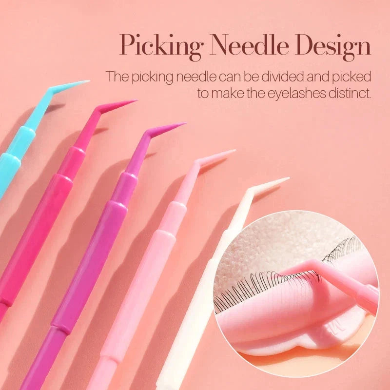 10 Pcs/Pack Y-Shaped Eyelash Picker for Professional Eyelash Extensions in various colors