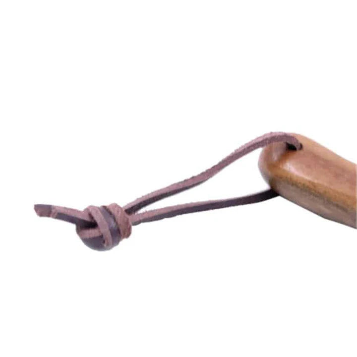 Premium horse hair coffee brush with walnut handle for gentle, effective cleaning of coffee equipment