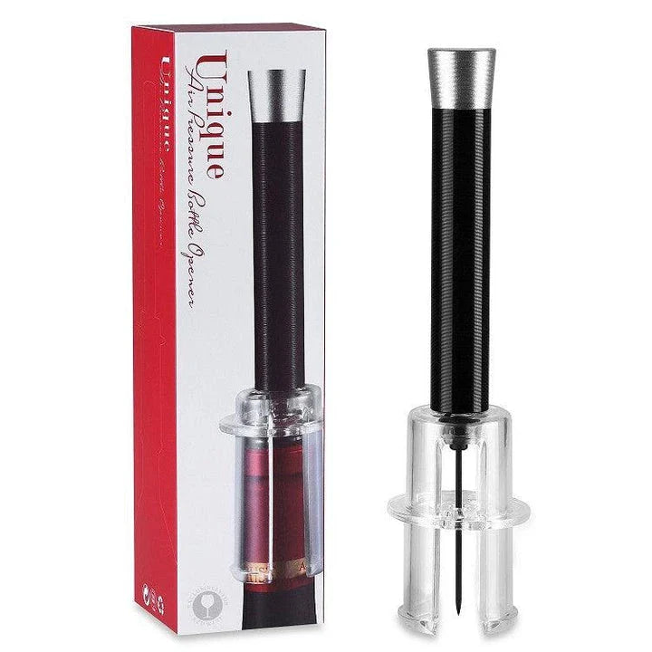 Aluminum Air Wine Opener - Premium tool for effortless cork removal and exceptional wine enjoyment