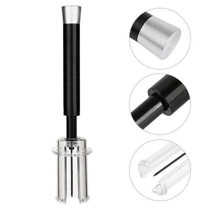 Aluminum Air Wine Opener - Premium tool for effortless cork removal and exceptional wine enjoyment