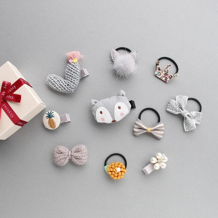 Colorful and stylish hair accessories for dogs, including bows and clips in various shades to complement your furry friend's unique personality.