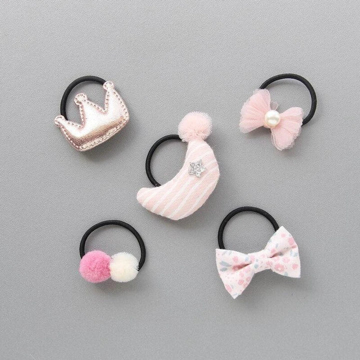 Colorful and stylish hair accessories for dogs, including bows and clips in various shades to complement your furry friend's unique personality.