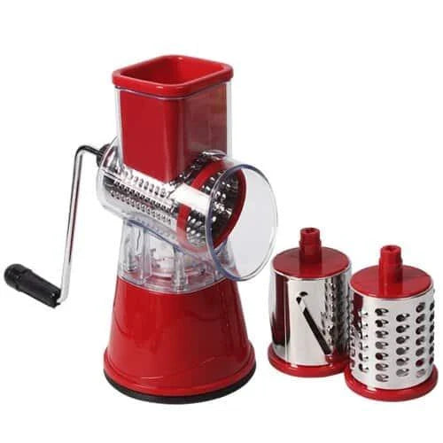 Multifunctional vegetable cutter with stainless steel blades and ergonomic design for efficient meal preparation