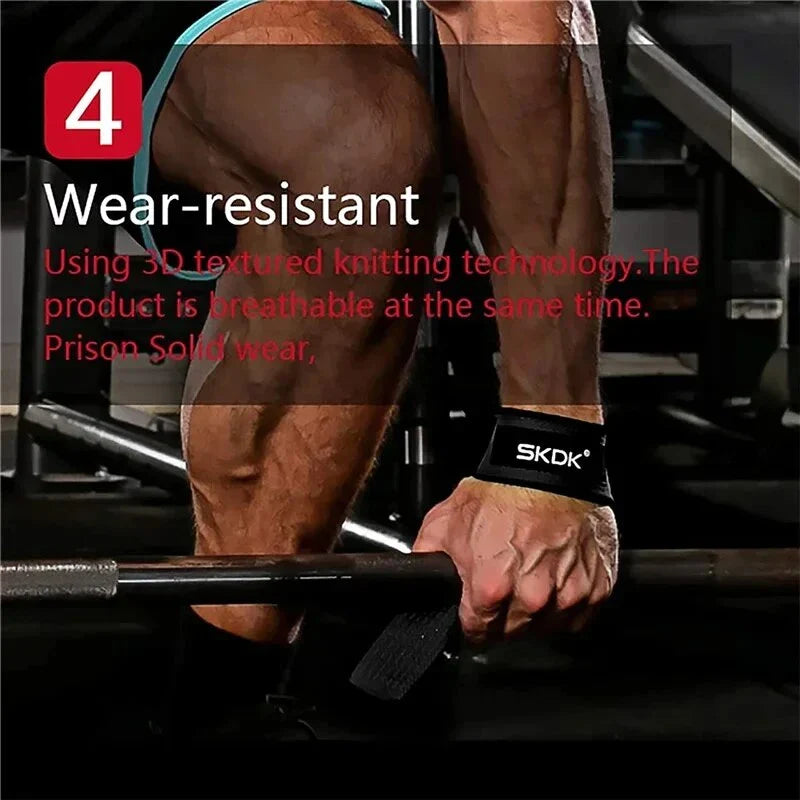 Adjustable Non-Slip Weightlifting Wrist Straps for Gym and Fitness - Secure Your Grip, Protect Your Wrists, and Elevate Your Workout