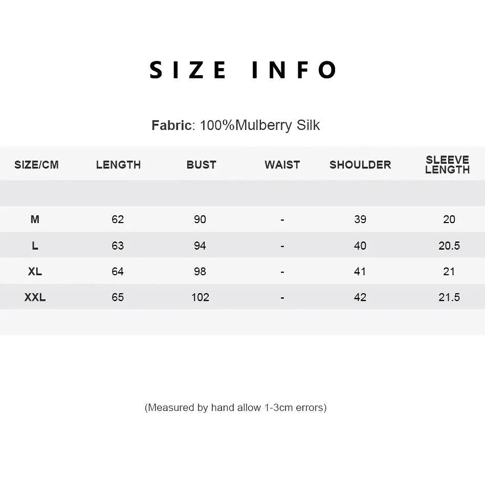 Elegant mulberry silk women's summer tee in olive color with classic O-neck design