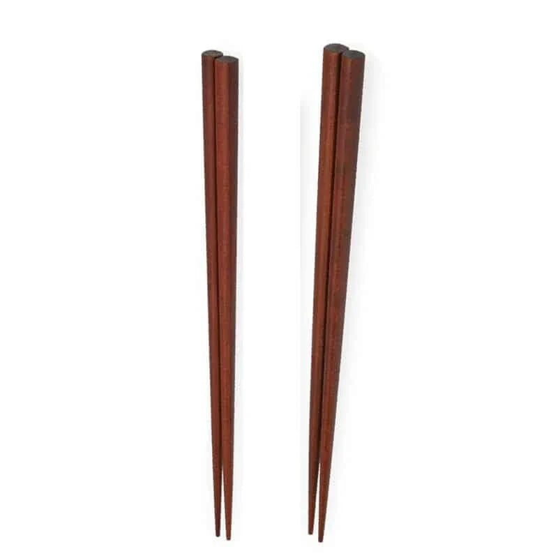 Premium Japanese-designed wooden chopsticks set of 4 with elegant lacquer finish