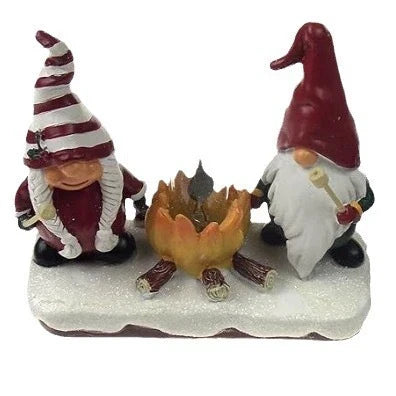 Cozy Christmas night lamp with warm, inviting glow and bonfire-inspired design