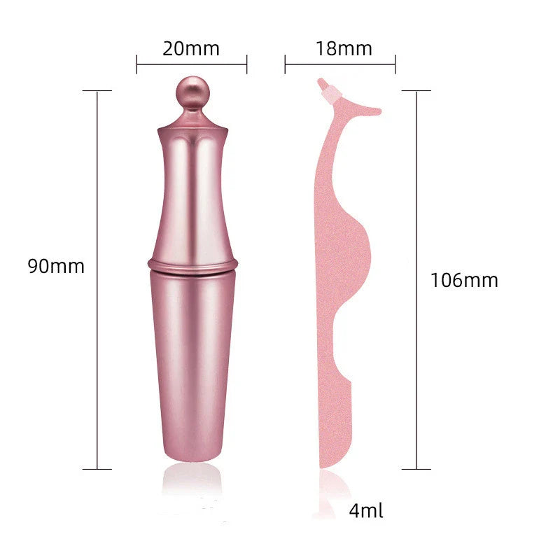 Magnetic Eyelash and Eyeliner Duo Set - natural-looking false lashes, magnetic eyeliner, and eyelash tweezers for easy, glamorous eye makeup application
