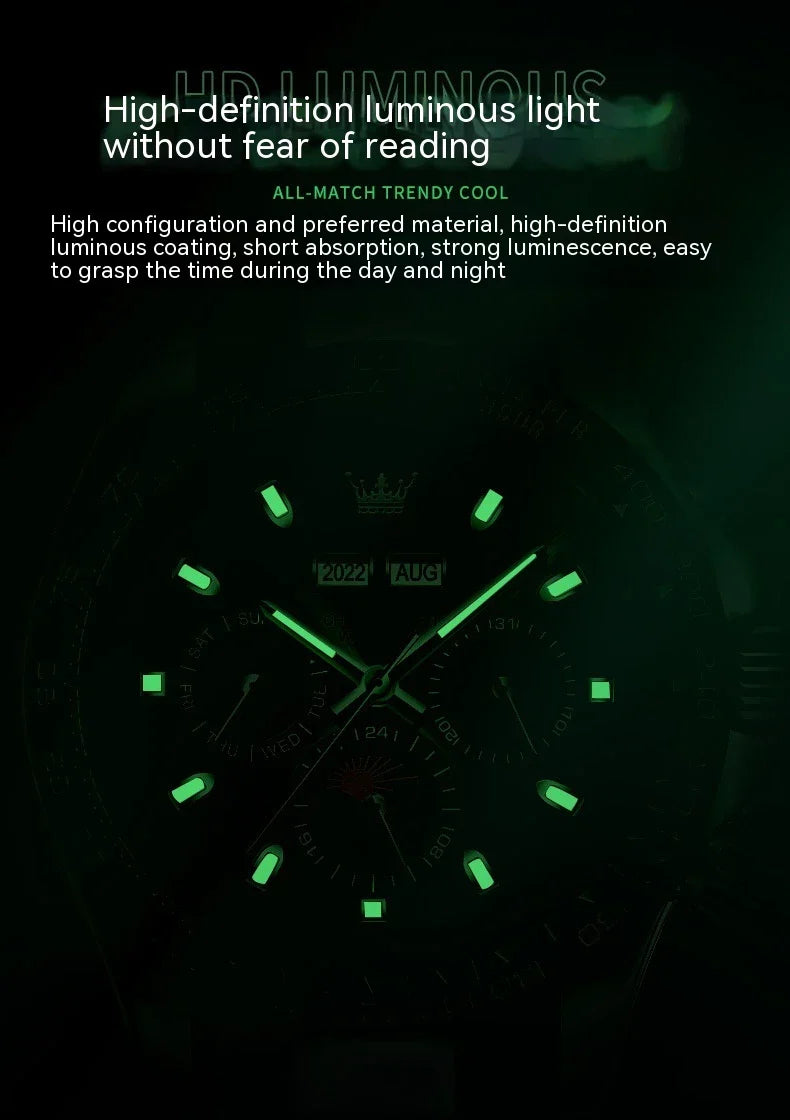 Elegant automatic men's watch with stainless steel case and adjustable bracelet, showcasing precise timekeeping and versatile design.