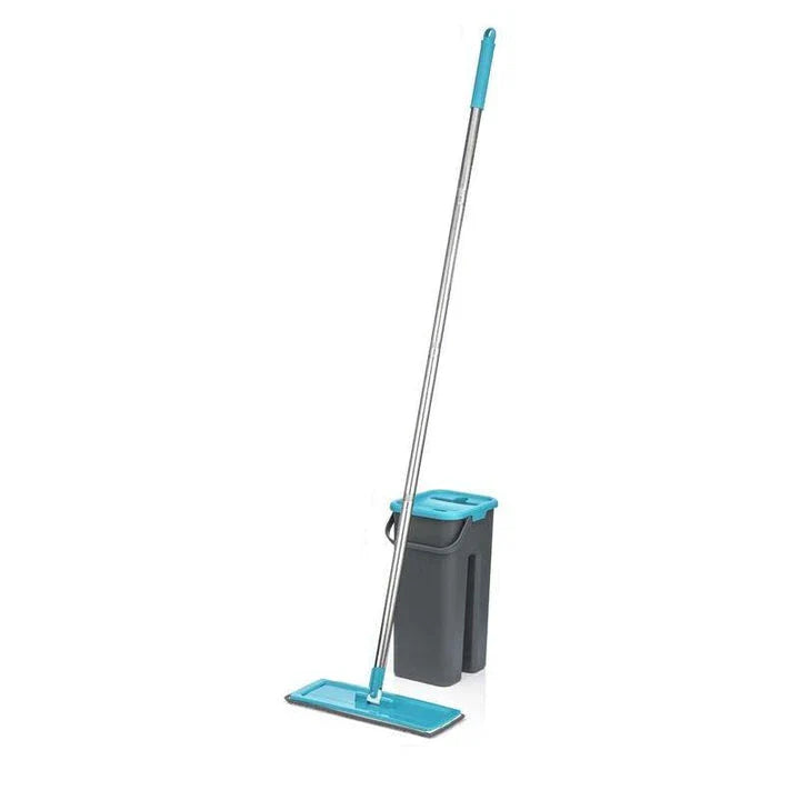 Flat Squeeze Mop with Spin Bucket for easy and efficient floor cleaning