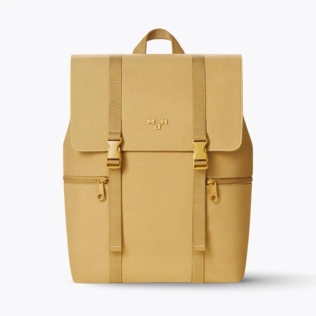 A fashionable and functional backpack made of durable polyester with multiple pockets and a comfortable carrying system, suitable for both men and women.