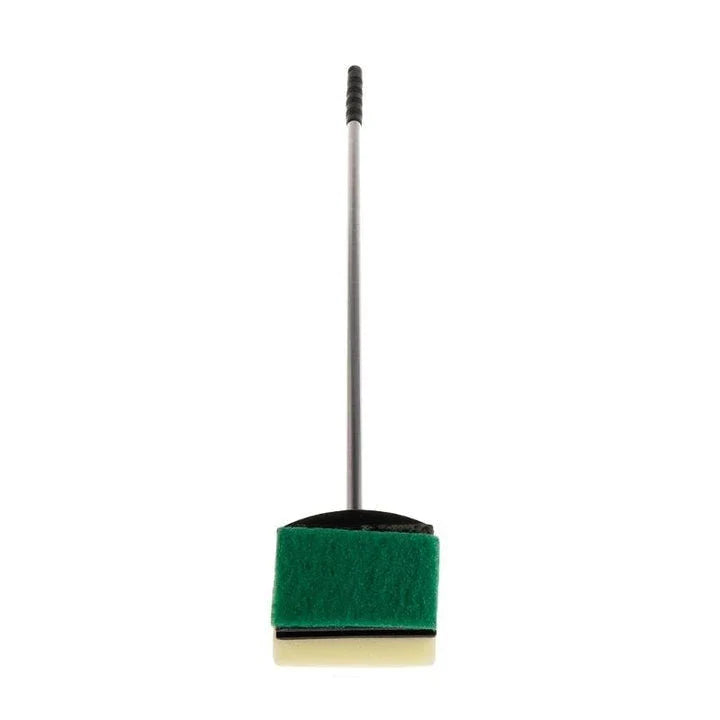 Cleaning Brush with Double Face Sponge made of stainless steel and sponge, perfect for versatile household cleaning tasks