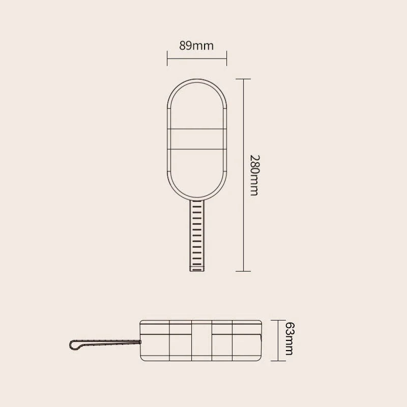Adorable ice cream-shaped pet food and water storage cup made of durable plastic for small to medium-sized pets
