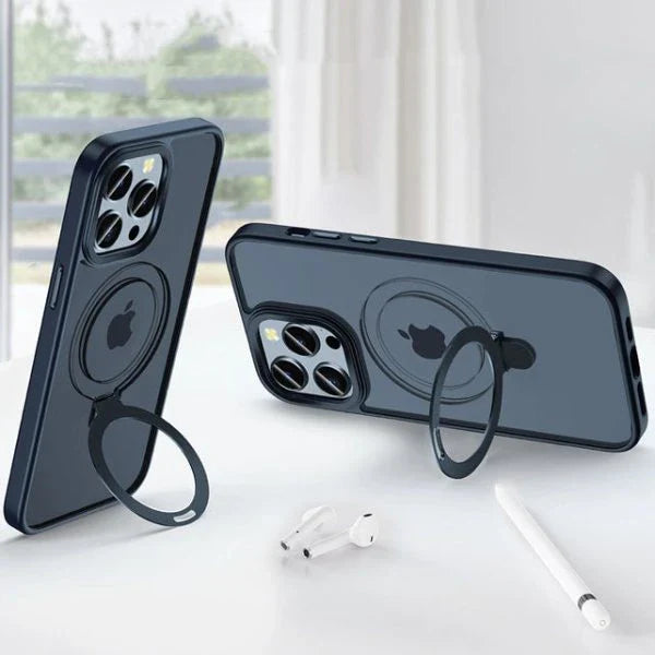 Aluminum Alloy Bracket Magnetic Phone Case with Sleek Design and Premium Protection
