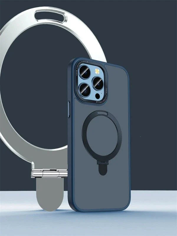 Aluminum Alloy Bracket Magnetic Phone Case with Sleek Design and Premium Protection