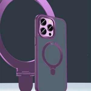 Aluminum Alloy Bracket Magnetic Phone Case with Sleek Design and Premium Protection