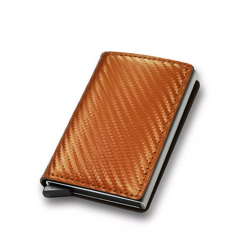 Slim PU leather credit card holder in various colors