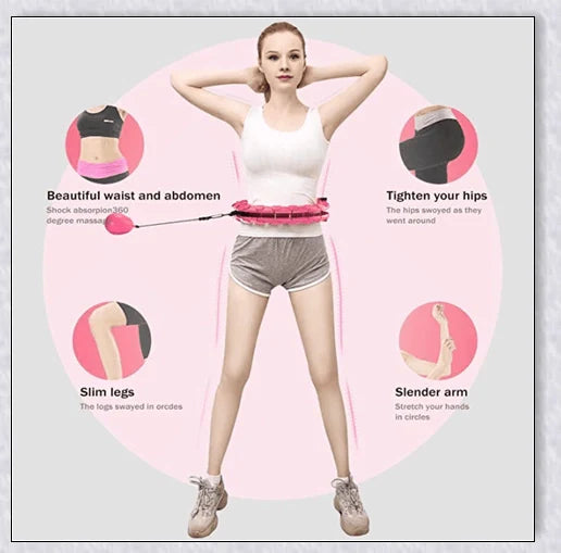 Smart Hula Hoop - an innovative fitness tool that helps melt fat and tone your body in just minutes a day