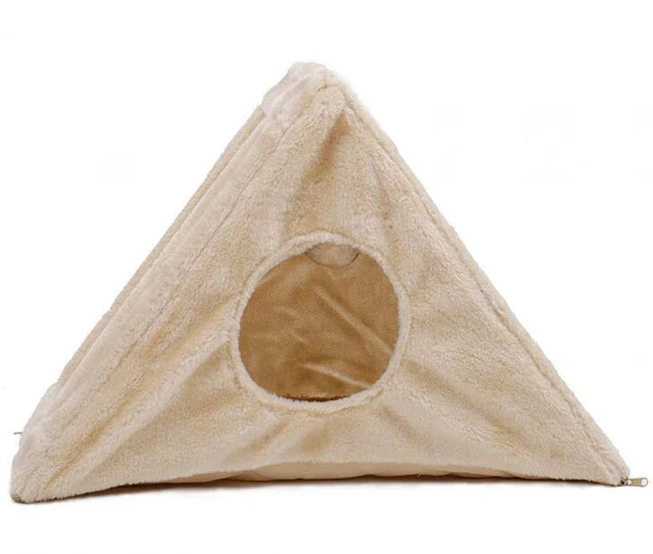 Funny Small Scratcher for Cats - Stylish Scratching Post with Premium Wood and Rope Construction