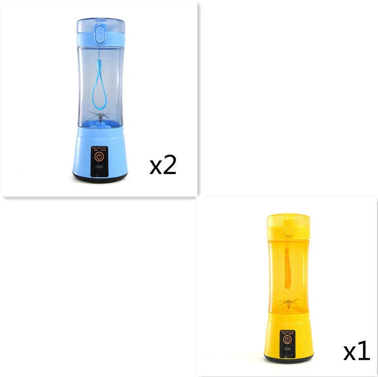 Rechargeable portable blender for making smoothies, shakes, and other on-the-go refreshments