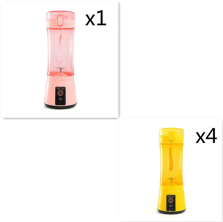 Rechargeable portable blender for making smoothies, shakes, and other on-the-go refreshments