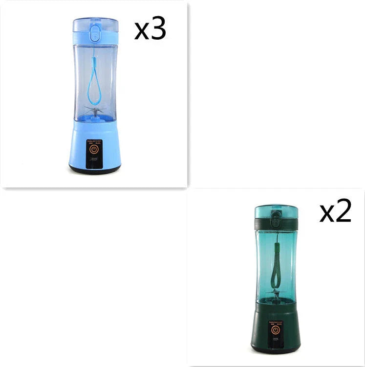 Rechargeable portable blender for making smoothies, shakes, and other on-the-go refreshments