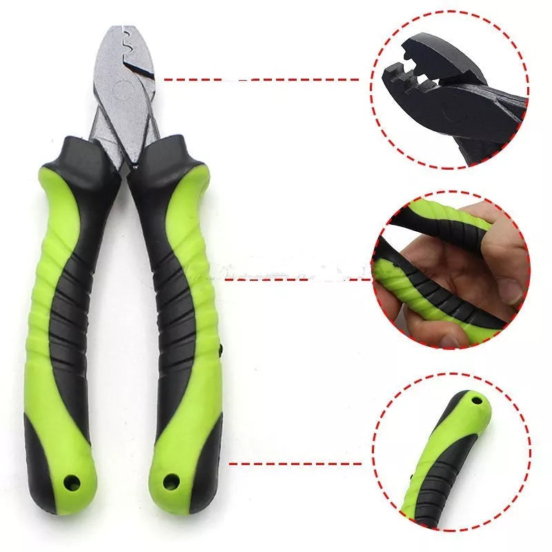 Copper pipe clamp fishing pliers with cable cutter for sea fishing