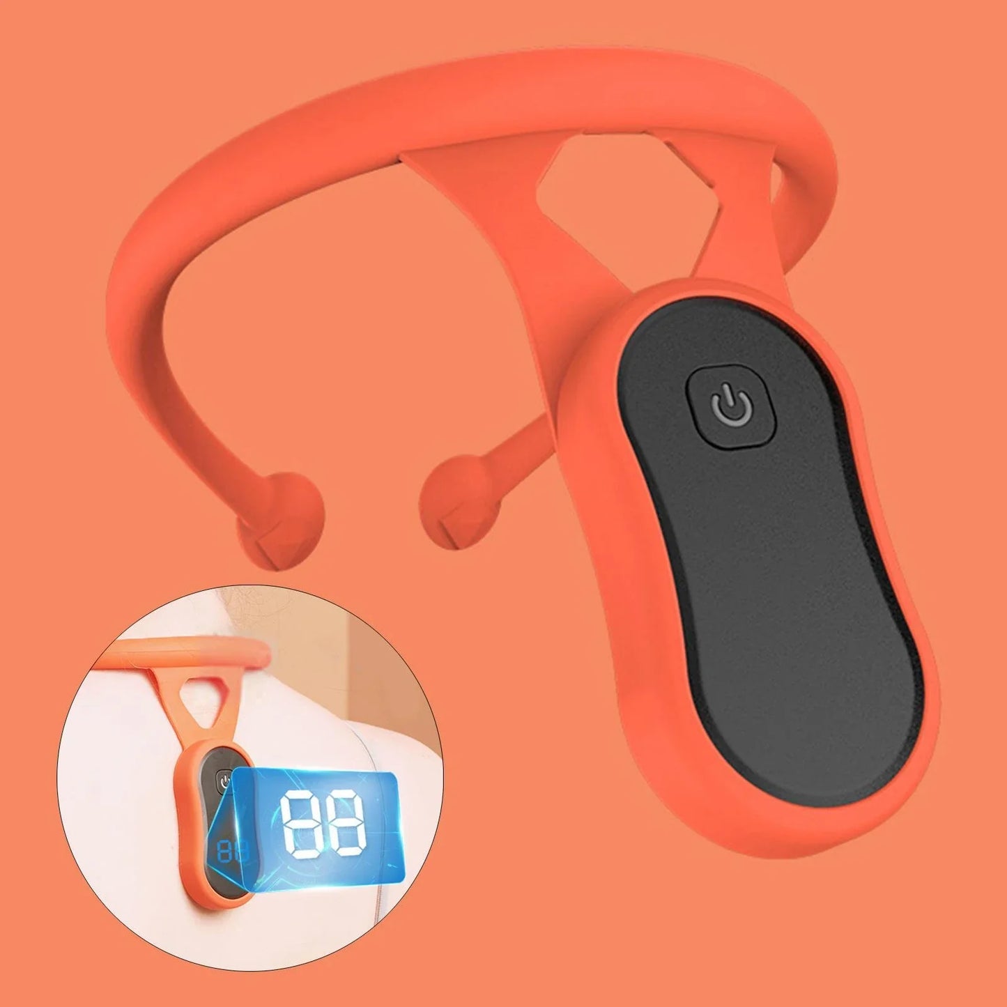 Advanced posture correcting neckband with real-time monitoring and vibration alerts for improved neck, back, and overall posture
