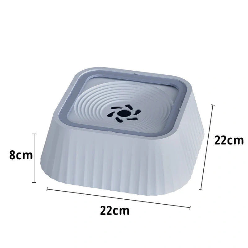 Floating Pet Water Bowl with no splash design for dogs and cats