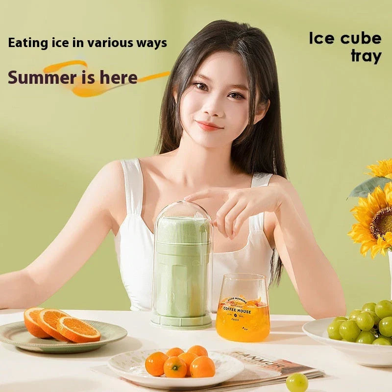 Ice tray with twist-release mechanism for easy ice cube removal, made of high-quality materials and available in various colors