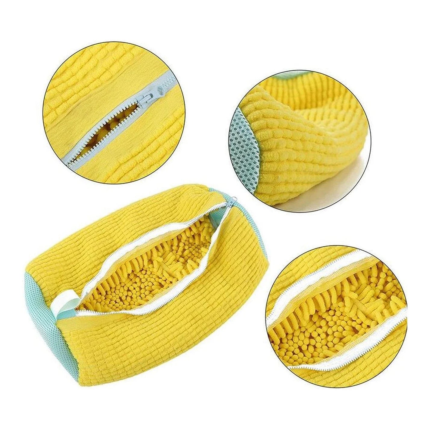 Premium Washable Shoe Laundry Bag - Gently Clean Shoes in Washing Machine