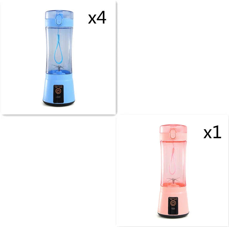 Rechargeable portable blender for making smoothies, shakes, and other on-the-go refreshments