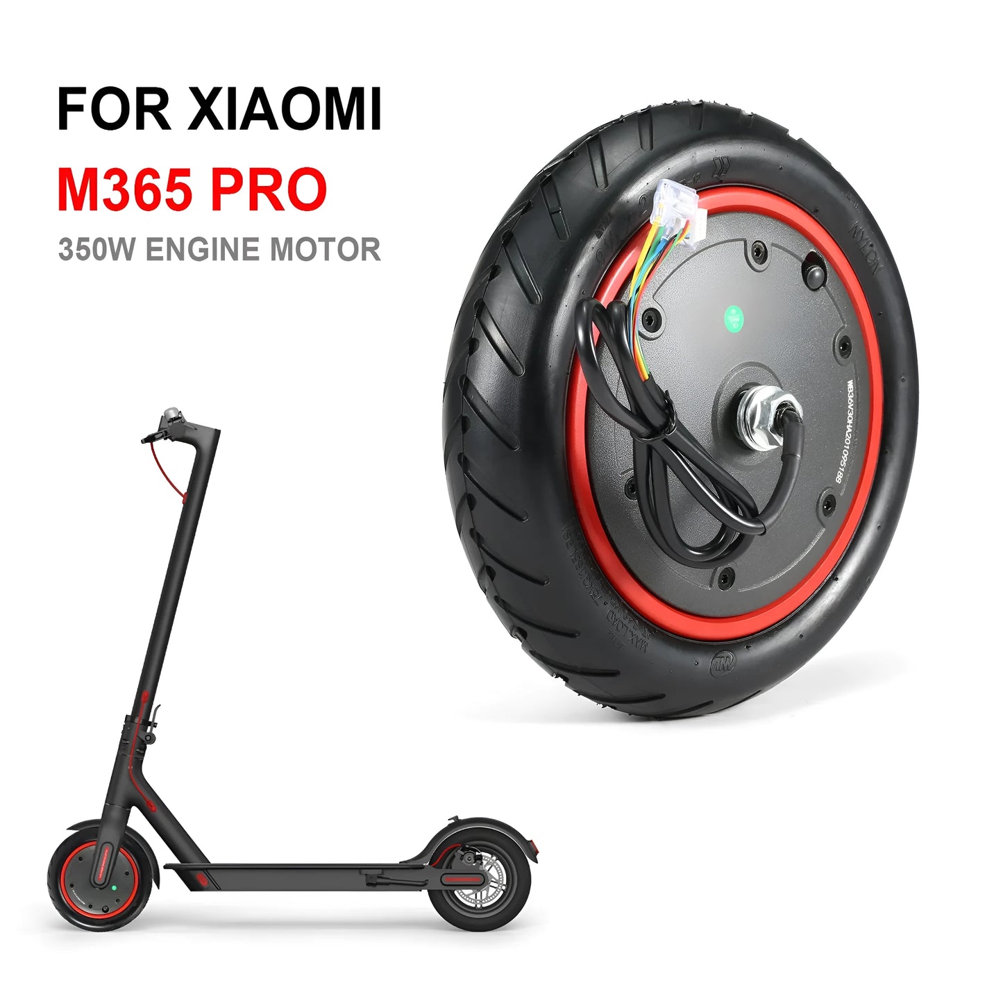 Inner tube for an electric scooter with an 8.5 inch motor, Pro 350w style compatible.