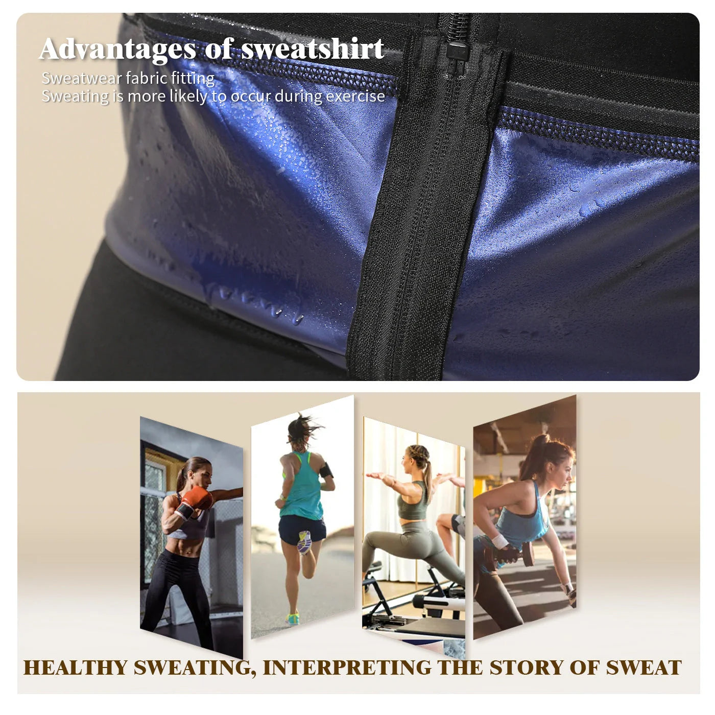 Women's black zip vest shapewear storm sweatshirt with adjustable design for comfort and style.