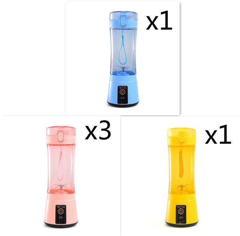 Rechargeable portable blender for making smoothies, shakes, and other on-the-go refreshments