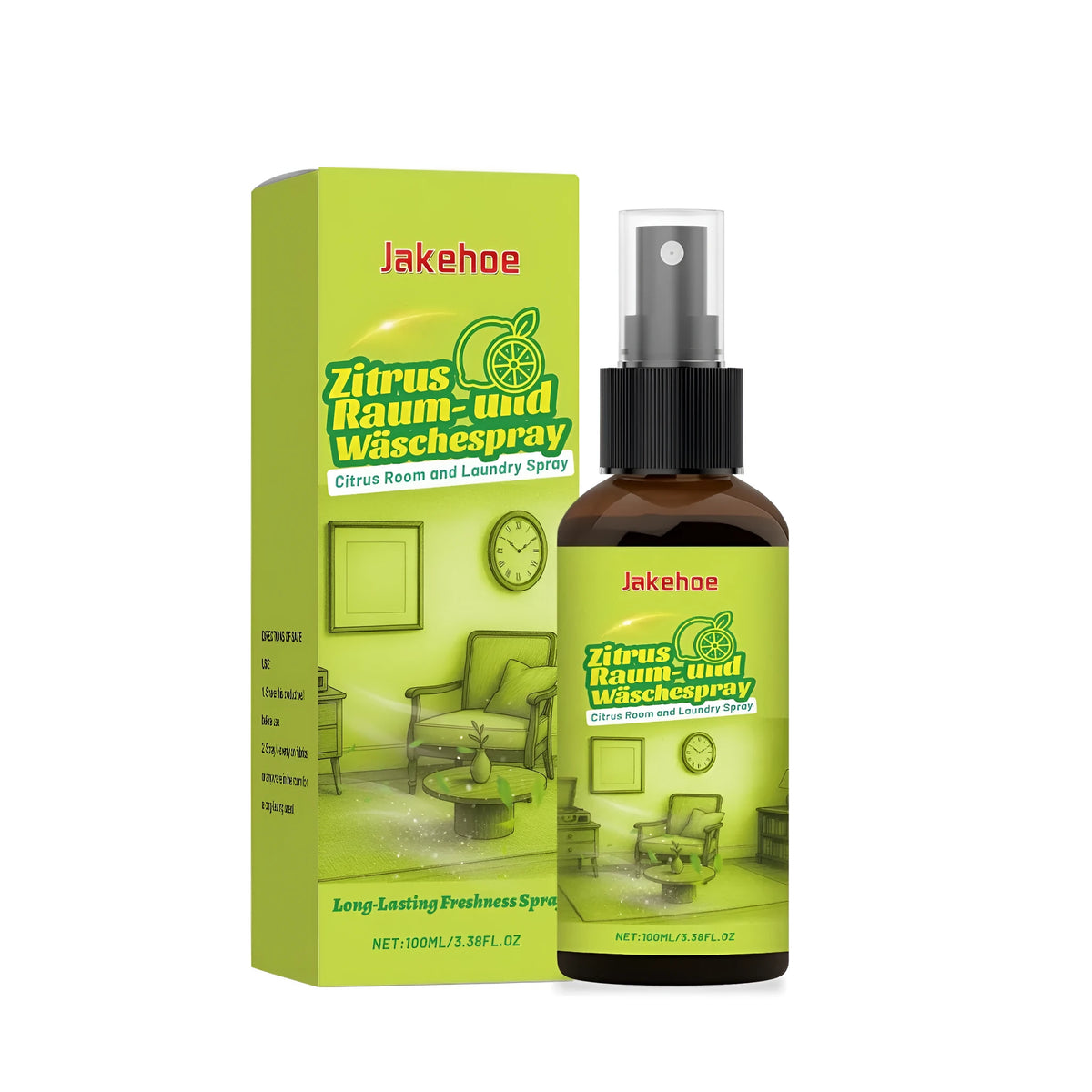 100ml bottle of citrus and seaweed extract room and laundry freshening spray