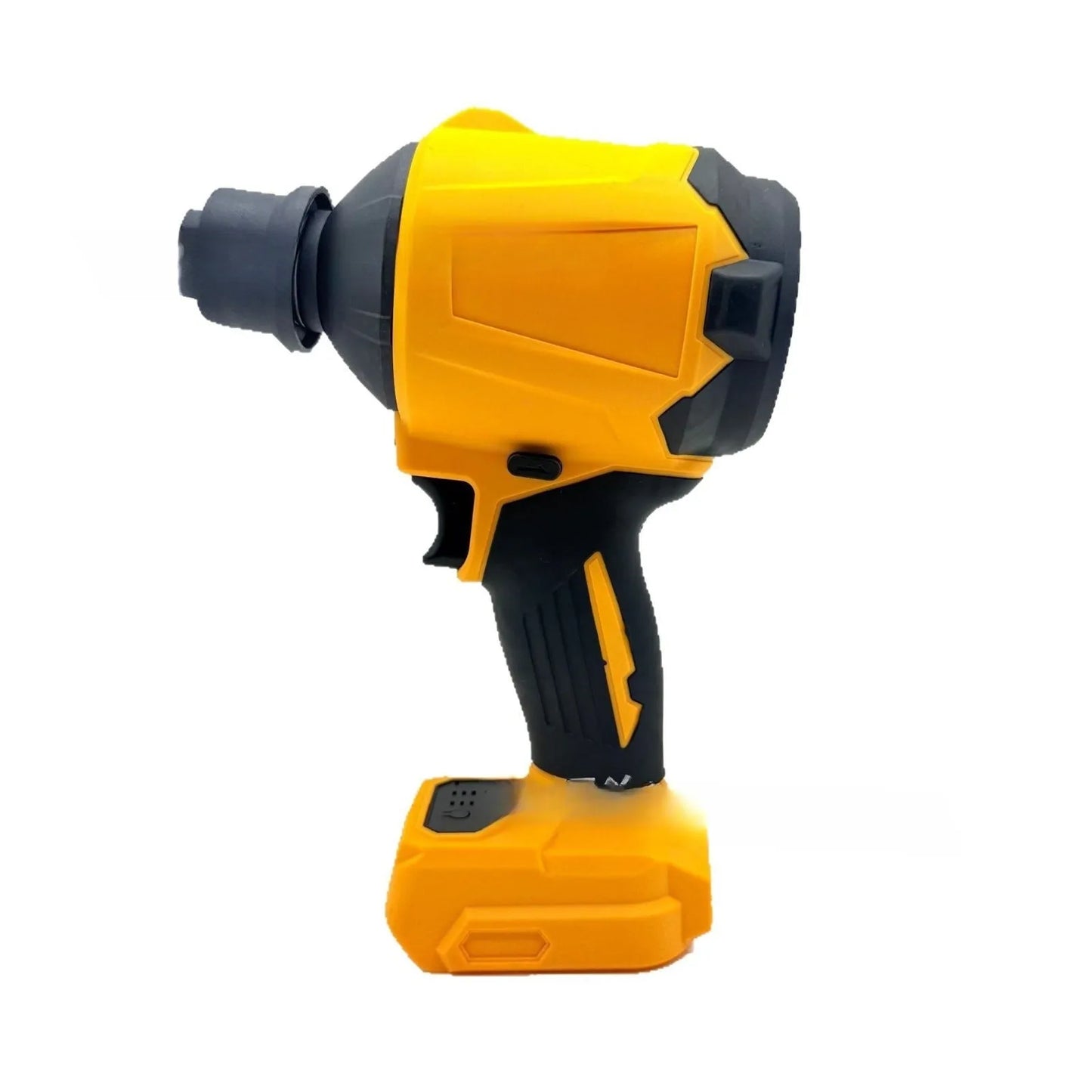 21V lithium battery cordless snow blower and dust cleaner with bare metal head.