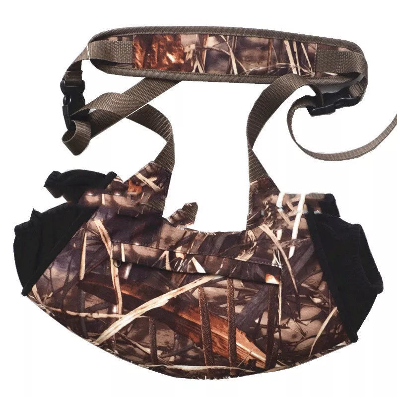 Neutral outdoor hunting camouflage warm gloves in flannel fabric