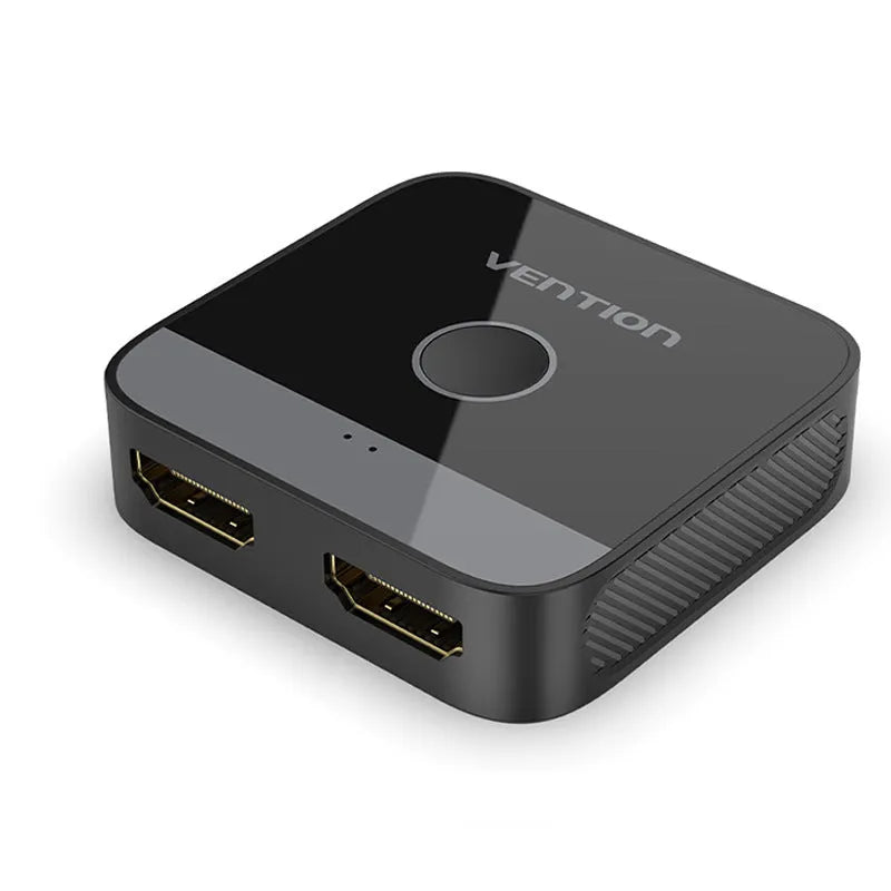 Grey alloy computer cable separator for HD audio and video conversion to television