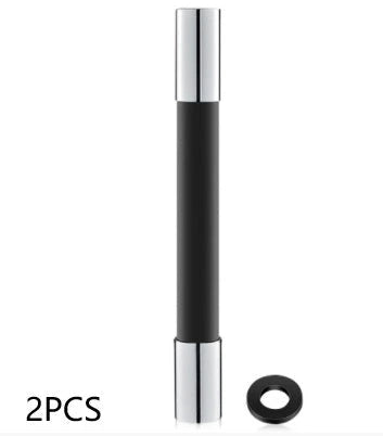 Adjustable bathroom faucet extender with 360-degree rotation for extended reach and flexible positioning