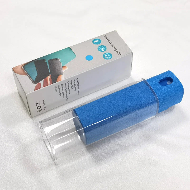 All-in-One Screen Cleaner Kit - Portable, Reusable, and Safe for Phones, Tablets, Laptops, and TVs