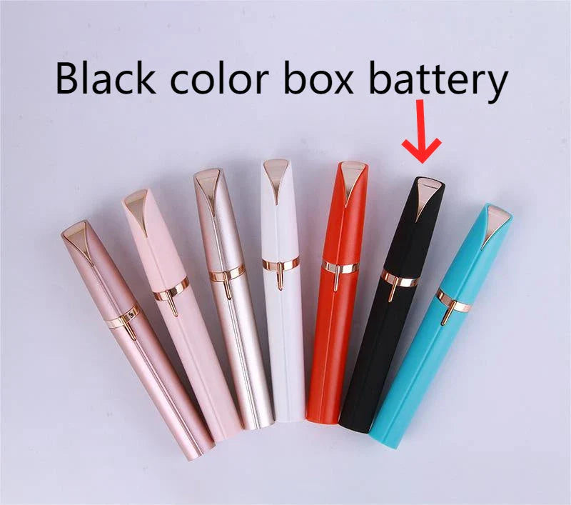 Adjustable 3-in-1 eyebrow shaping set with LED light, eyebrow pencil, and trimmer for perfect, professional-looking brows