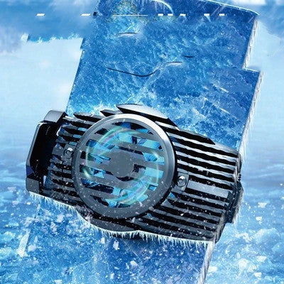 Advanced mobile phone cooling system with dual-core refrigeration technology for superior temperature control and heat dissipation