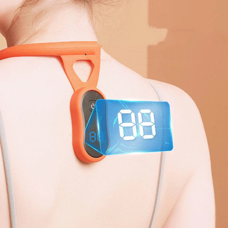 Advanced posture correcting neckband with real-time monitoring and vibration alerts for improved neck, back, and overall posture