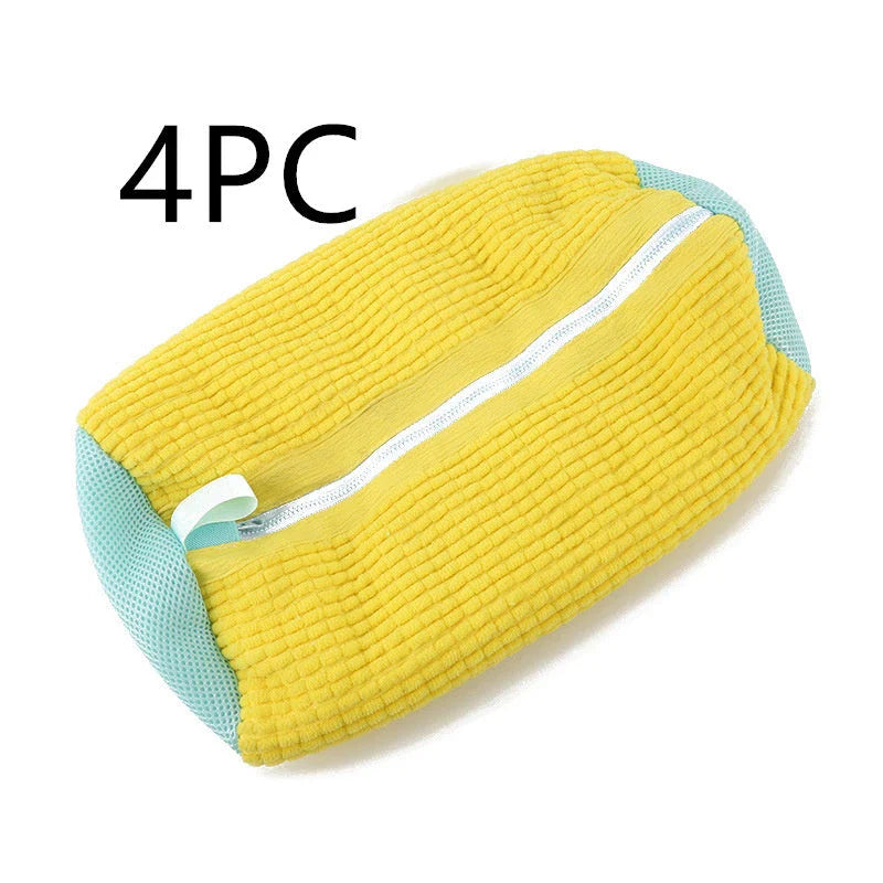 Premium Washable Shoe Laundry Bag - Gently Clean Shoes in Washing Machine