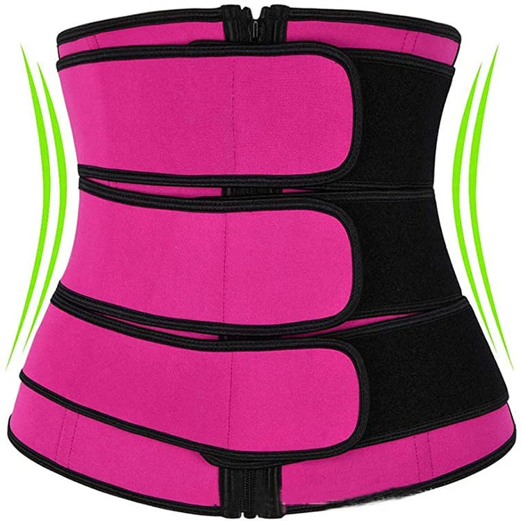 Women's adjustable waist trainer shapewear in multiple colors for slimming and workouts