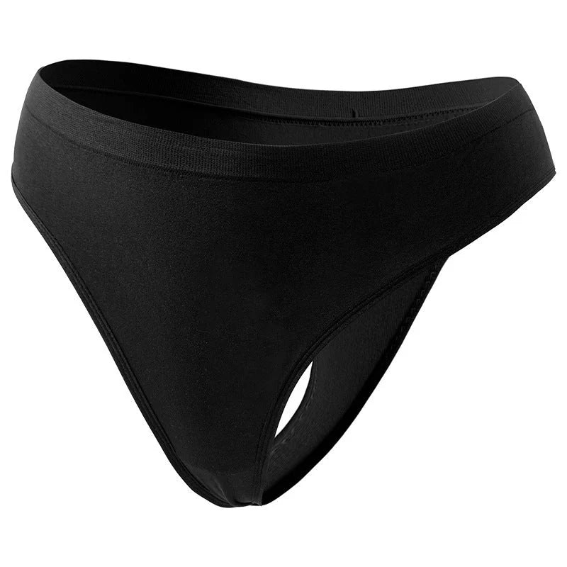 Women's low waist cotton sports panties in a 3-color set, featuring quick-drying and breathable fabric.