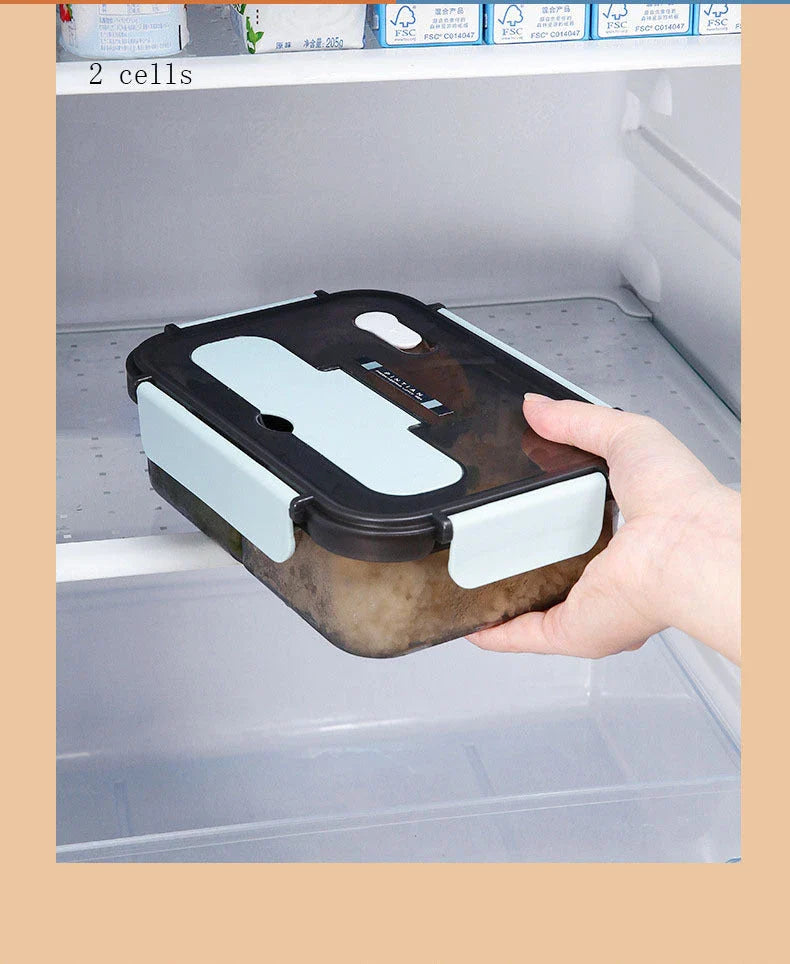 Versatile Bento-Style Lunch Box for Work, School, and Travel