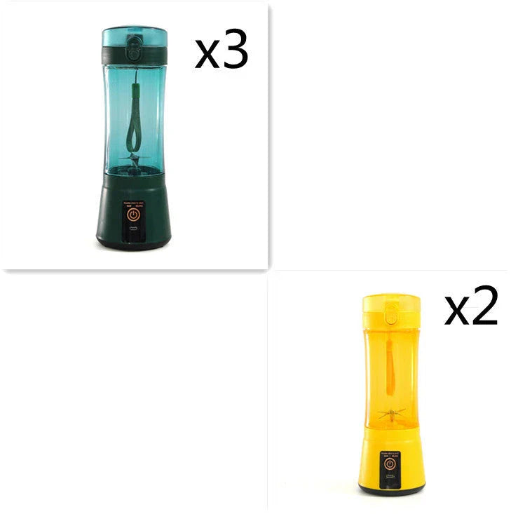 Rechargeable portable blender for making smoothies, shakes, and other on-the-go refreshments